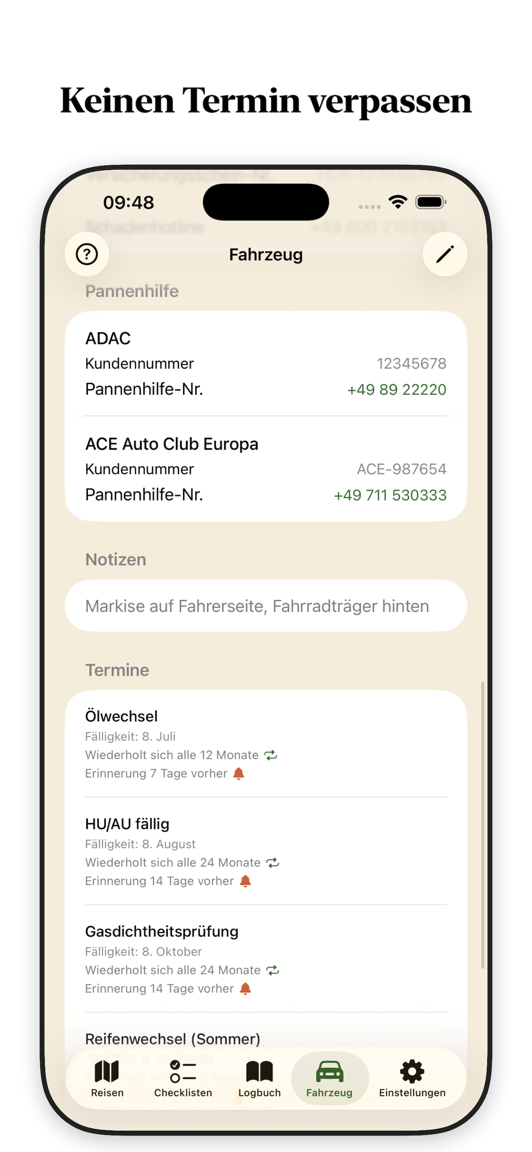 Keinen Termin verpassen